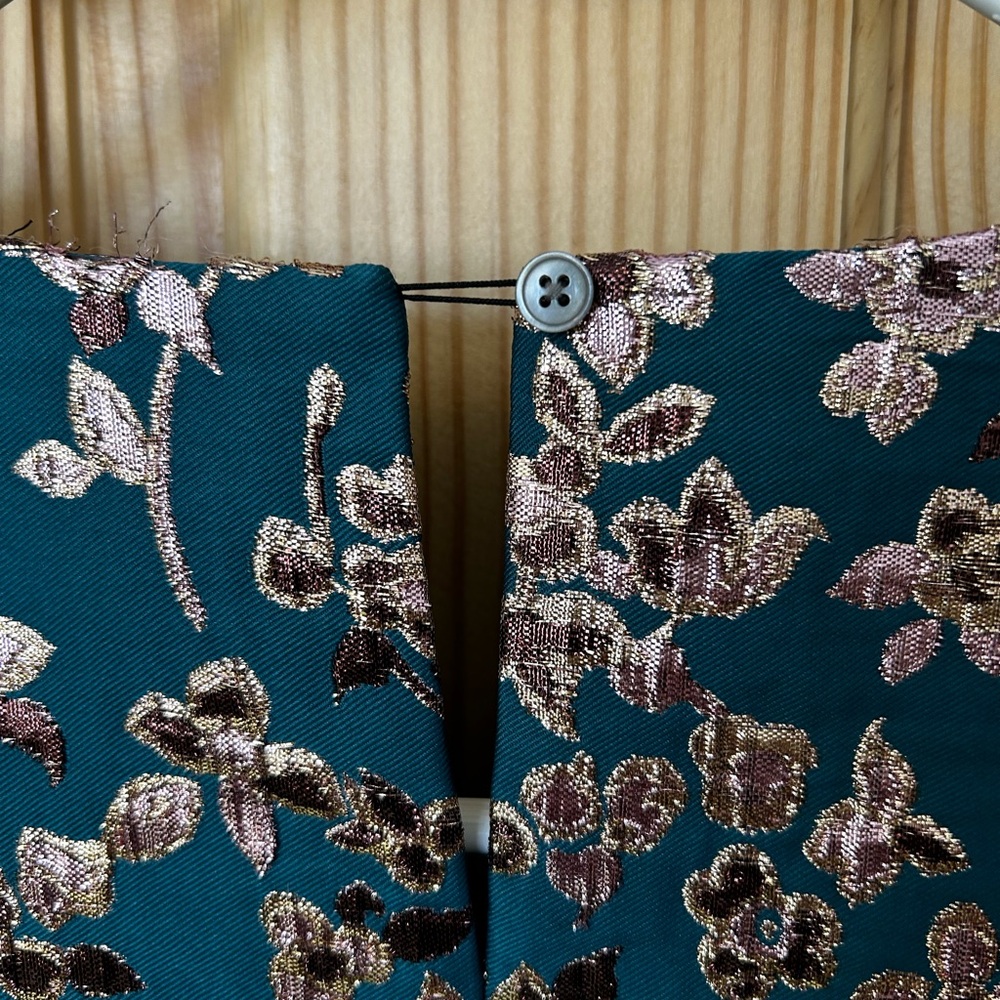 Floral Brocade Shirt J Crew Collection - Picture 4 of 11